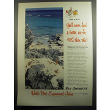 1951 Pan American airline Ad - You'll never find a better use for $115 than this