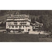 Hotel Beau Site Adelboden Old Switzerland Real Photo Postcard