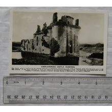 vintage postcard Caerlaverock Castle, Dumfries