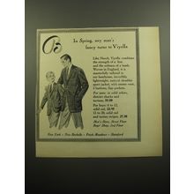 1957 Bloomingdale's Viyella Sports Jacket Ad - In Spring, any man's fancy turns