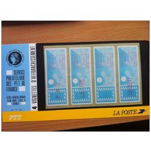 FRANCE ATM LISA 1985 YVERT n°88 à 91 PLAQUETTE Michel Nr 6.18spE Service P.T.T.
