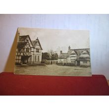 PORCH HOUSE, LACOCK. WILTSHIRE used antique postcard by C J Butler 1928 pm =