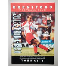 BRENTFORD v YORK CITY Div2 20/01/1996