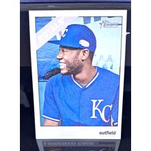 LORENZO CAIN 2015 TOPPS HERITAGE BASEBALL CARD #54