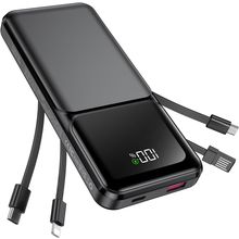 Portable Charger with Built in Cable - 20000Mah Fast Charging 22.5W Slim Power B