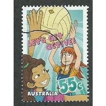AUS 2009 55c 'LETS GET ACTIVE' FINE USED (EBID34-910)