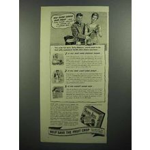 1943 Sure-Jell Pectin Ad - You Sure Saved Our Fruit