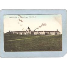 MN Fergus Falls Postcard State Hospital For Insane state_box5~168