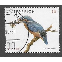 AUT 2008 65c (S/A) 'BIRDS - KINGFISHER ' FINE USED (EBID73-352)