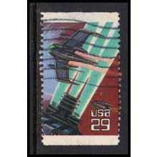 Used 2744 29c Winged Spaceship Fine BPS W4746