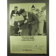 1966 Delta Airlines Ad - Do They All Know You?