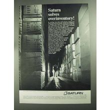 1968 Saturn Airlines Ad - Solves Overinventory