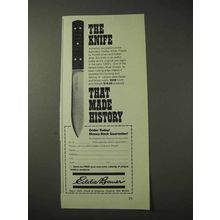 1977 Eddie Bauer 5920 Dadley Knife Ad - Made History