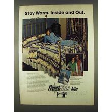 1978 Frostline Kit Down King Comforter and Aztec Vest Ad
