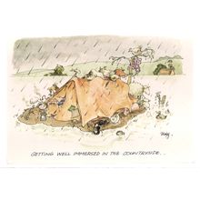 CAMPING humour.. ..unused postcard by J.Arthur Dixon PHU/24931 #