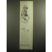 1959 Saks Fifth Avenue Patchwork Shirts Ad - A Hobo in silk