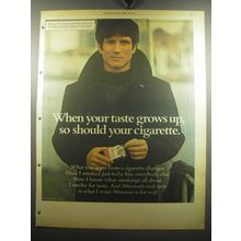 1975 Winston Cigarettes Ad - When your taste grows up, so should your cigarette