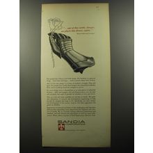1956 Sandia Corporation Ad - Out of this nettle, danger, we pluck this flower