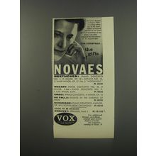 1956 Vox Guiomar Novaes Records Advertisement
