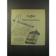 1956 Vogue Cigarettes Ad - Vogue Fashion's Smartest cigarette