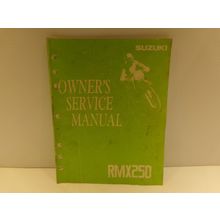 Suzuki Owner's Service Manual RMX250