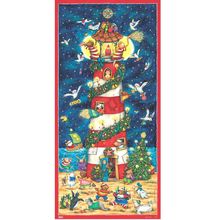 11640 - Korsch Advent - Lighthouse - 24"H x 12"W x .1"D