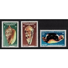 New Caledonia Shells 3v 1981 MNH SG#656-658