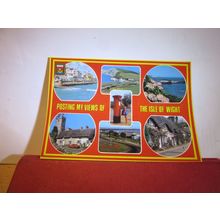 multiview, ISLE OF WIGHT unused postcard by Nigh WJN 1498 =