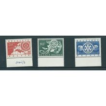 belgium stamps 1954 rotary ostend sg1540 sg 1540 set mnh