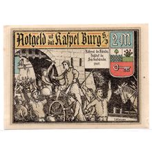 1916 Germany Burg Notgeld 2 Mark Note (1289)