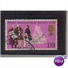 1970 GB ASTRONOMICAL SOCIETY 1/9D F/U SG 823