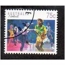 AUS 1989 75c 'SPORTS - NETBALL' FINE USED (EBID28-938)