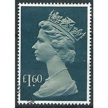 1987 SG1026f £1.60 Pale Drab & Deep Greenish Blue Fine Used ..