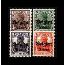 GERMANY REICH Besetzung [Belgien] MiNr 0010 ex ( */mh ) [01]