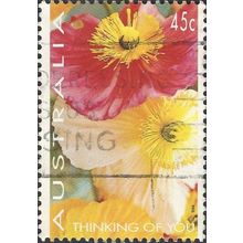 AUSTRALIA, FLOWER, Poppy, yellow 1994, 45c, #3