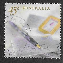 AUS 1999 45c 'GREETINGS - PEN AND LETTER' FINE USED (EBID68-185)