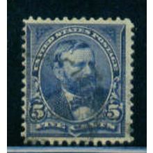 Used 281 5c Ulysses S. Grant Barely Clears M05135