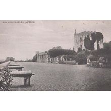 Shanes Castle Antrim Cannon Cannons Artillery View Antique Irish Irelan Postcard