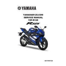 YAMAHA YZF-R125 SERVICE MANUAL 2008 MOTORCYCLE 356 PAGES IN ENGLISH