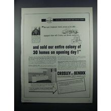 1954 Crosley & Bendix Appliances Ad - Sold Colony