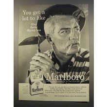 1956 Marlboro Cigarettes Ad - You Get A Lot