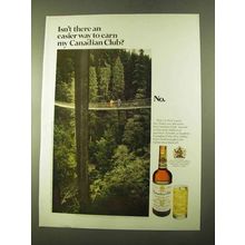 1970 Canadian Club Whisky Ad - Easier Way to Earn