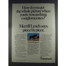 1980 Merrill Lynch Ad - Researching Conglomerates?