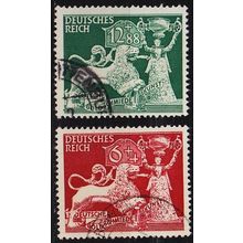 GERMANY REICH [1942] MiNr 0816-17 ( O/used ) Kunst