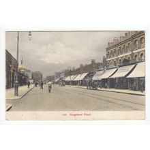 Shops Kingsland Road Shoreditch Postcard 1906 East London Publisher Gordon Smith