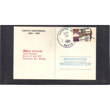 Event Postcard Crivitz Centennial 2050 13c Archery CV03695