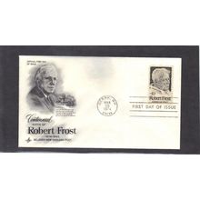 FDC Art Craft 1526 10c Robert Frost (Cachet-U/A) CV42794