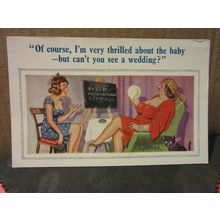 SAUCY SEASIDE POSTCARD unused. D. Constance Ltd. no 2169 humour Donald McGill =