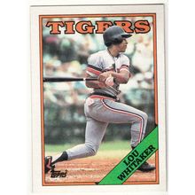 1988 Topps baseball card 770 Lou Whitaker – Tigers