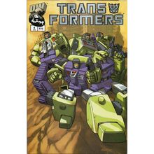 VARIANT - TRANSFORMERS: GENERATION 1 NO. 4 DECEPTICONS COVER (2002)